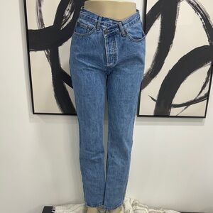 Fashion Nova High Rise Light Blue Jeans